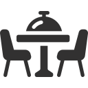 Separate dining area